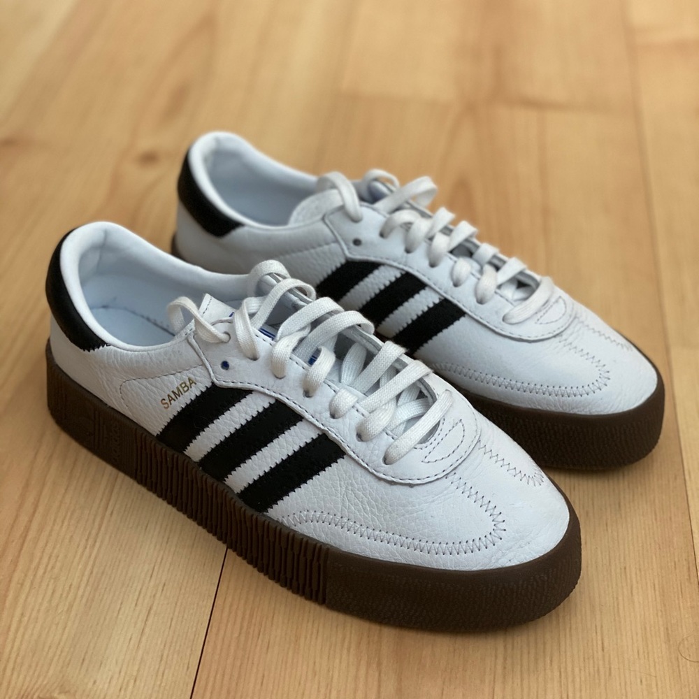Sneakers Adidas SAMBAROSE white black